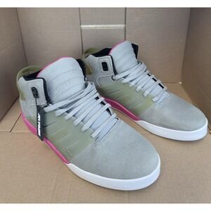 Supra Skytop III Gray Magenta High Top Sneakers Men's US 13 Rare 2011 Muska 003